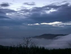 Day to night timelaps Stock Footage