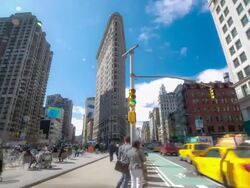 HD time-lapse: New York City Broadway Fifth Avenue Stock Footage