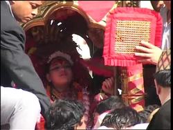 Toddler becomes Nepali Living Goddess News Clip