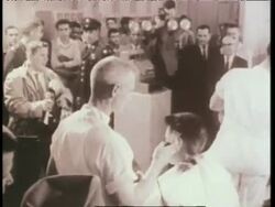 Elvis Presley prepares to leave for duty with the United States Army. News Clip