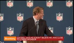 Watch: Protester Interrupts Goodell News Conference News Clip