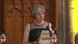 Theresa May says the Rohingya refugee crisis 'looks like ethnic cleansing' during Lord Mayor's Banquet speech News Clip