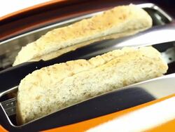 Making toast - close up Stock Footage