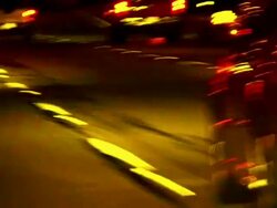Driving at Night 2 Stock Footage