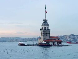 HD: Maiden Tower, Istanbul, TURKEY Stock Footage