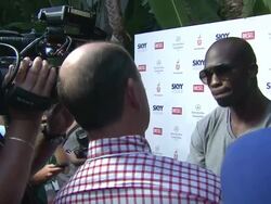 Chad Ochocinco at the Official Kickoff Party - MBFW Miami Swim 2012 Stock Footage