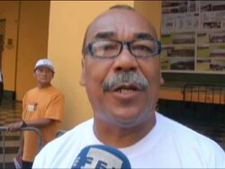 Peru sets new cajon drum record with 1476 musician Stock Footage