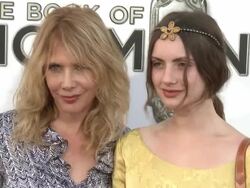 Rosanna Arquette at The Book Of Mormon Los Angeles Opening Night Stock Footage