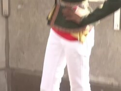 China Anne McClain at The Disney Channel And Disney XD Stars Visit The Empire State Building on 3/12/2012 Stock Footage