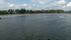 Katugoda bay with beach and village in background News Clip