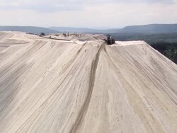 Monte Kali Salt Hill Stock Footage