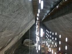 Salt mine Stock Footage