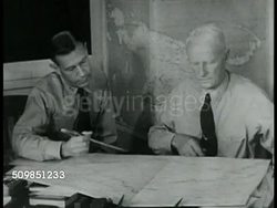 Admiral Chester Nimitz with maps Instructional Video