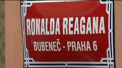 Street named after frm US President Reagan News Clip