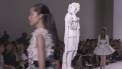 Giambattista Valli presents at Paris haute couture week Instructional Video