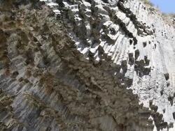 Garni Gorge, Azat river, 'symphony of the stones' Stock Footage