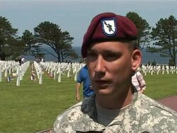 CLEAN: Banners and bunting for Obama visit to French D-Day landings News Clip