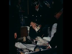 SYND 25-2-70 FRANKFURT AIRPORT SECURITY News Clip