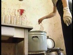 Russia - Drive to ban bootleg vodka News Clip