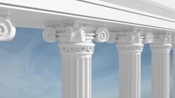 Close Up Columns | Loopable Stock Footage