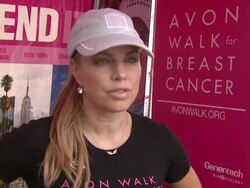 INTERVIEW: Stacy Ferguson on meeting the cancer survivors at the Fergie Appearance - Avon Walk For Breast Cancer at Santa Barbara CA. (Footage by WireImage Video/GettyImages) Stock Footage