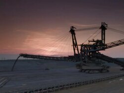 Open cast mining Stock Footage