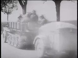 Germans Push Through France &amp;amp; Maginot Line News Clip