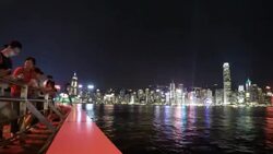 HD Time-lapse Hong Kong victoria harbour Stock Footage