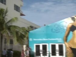 Mercedes-Benz Fashion Week - Miami Swimwear Stock Footage