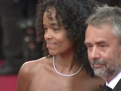 Virginie Silla, Luc Besson at the La Source Des Femmes Premiere: 64th Cannes Film Festival at Cannes . (Footage by WireImage Video/Getty Images Entertainment Video) Stock Footage