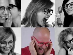 Gossip Girls and one guy Stock Footage