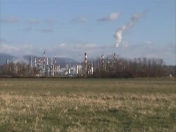 chemical industry work Stock Footage