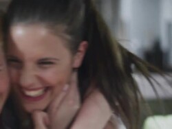 Girls enjoying Bowling Stock Footage