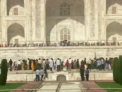 ZO Taj Mahal / Agra, India Stock Footage