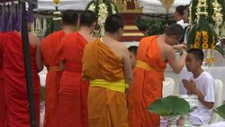 Thai football team saved from cave, prepare to be ordained as Buddhist novices News Clip
