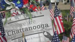 Chattanooga Memorial Continues after the Shooting Stock Footage
