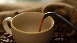 HD:Pouring coffee Stock Footage