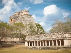 TIME LAPSE: Maya Ruins Uxmal Stock Footage