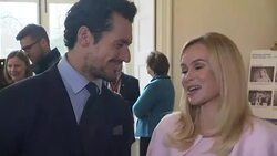 David Gandy and Amanda Holden at Battersea Dogs and Cats Home News Clip