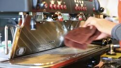 Coffee machines Stock Footage