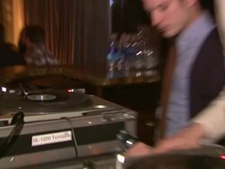 Elijah Wood at Acura Hosts Celeste & Jesse Forever Cast Dinner At The Acura Studio on 1/21/12 in Park City, UT Stock Footage