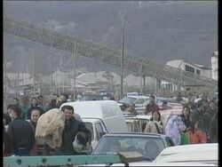 KOSOVO: NATO'S AIR CAMPAIGN AGAINST SERBIA ANNIVERSARY News Clip