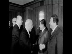 LIB 15-11-72  ROMANIAN PRESIDENT, CEAUSESCU, MEETS ITALIAN FOREIGN MINISTER News Clip