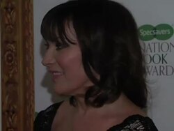 Lorraine Kelly at Specsavers National Book Awards at Mandarin Oriental Hyde Park on December 4, 2012 in London, England.  Stock Footage