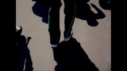 MS Performers marching in parade on street during carnival / United States Stock Footage