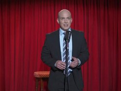 HD: Stand-Up Comedian In Action Stock Footage