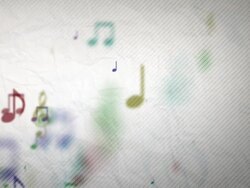 Textured Background Loop - Musical Notes Rainbow (Full HD Video) Stock Footage