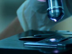 Scientist and bio lab experiment Stock Footage