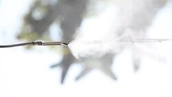 Spray steam pipe Stock Footage