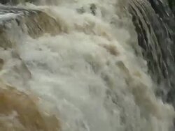 Waterfall, Maliau Basin, Sabah, Malaysia, Borneo Stock Footage